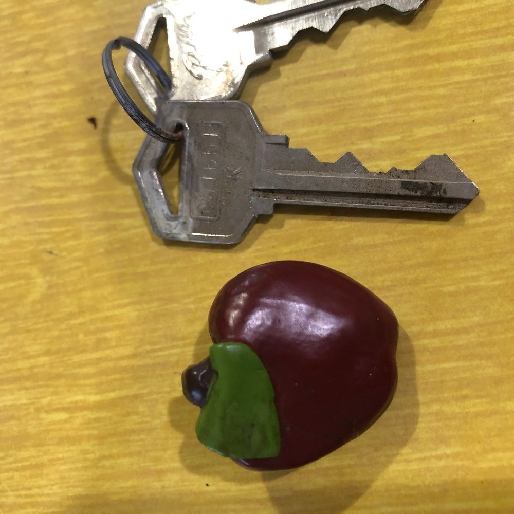 Teacher's Pet Red Apple Lapel Pin